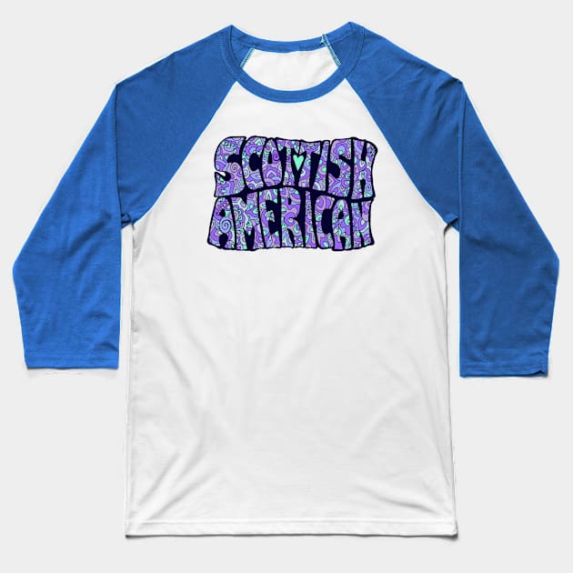 Scottish American Baseball T-Shirt by TimeTravellers